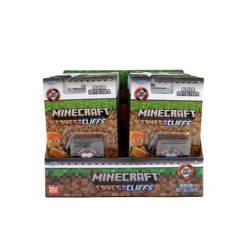 Minecraft Nano MetalFigs Die-Cast Metal Mini-Figure Case of 24