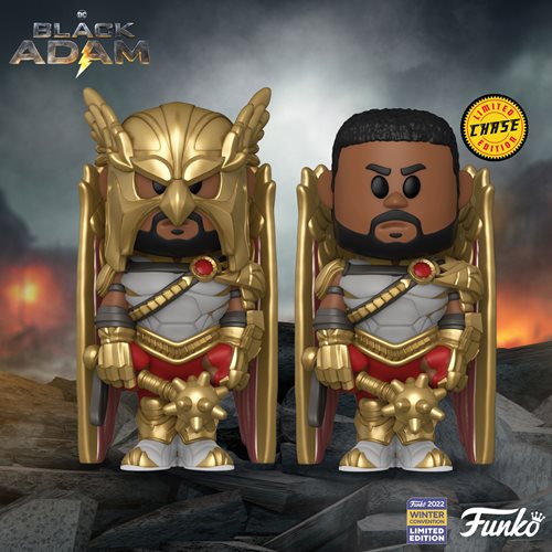 Black Adam Hawkman Vinyl Funko Soda Figure - 2022 Convention Exclusive