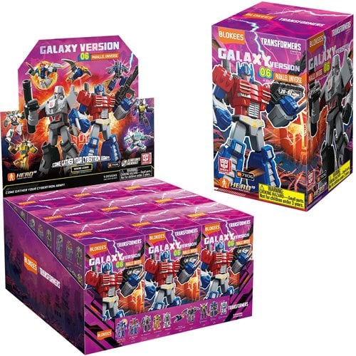 Full Case of 9 Transformers Galaxy GV06 Blokees 4-Inch Blind Box Model Kit