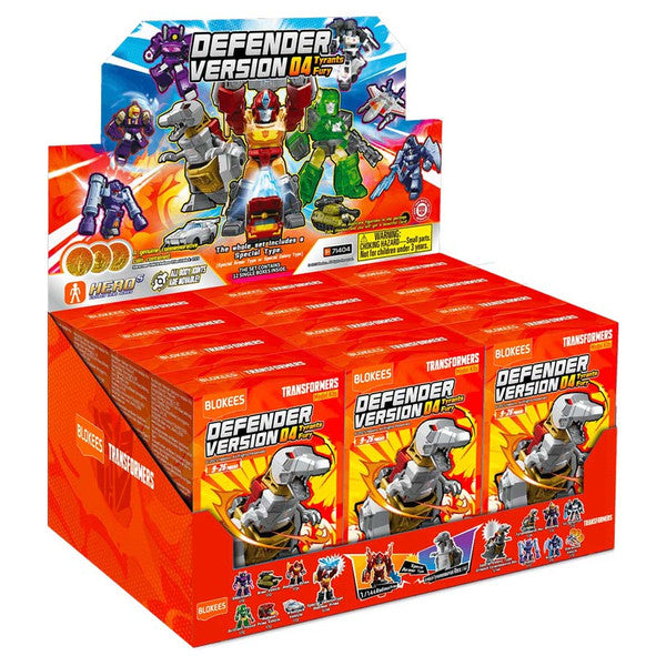 Blokees Transformers Defender Wave 4 Tyrants Fury Mini Model Kit Case of 12