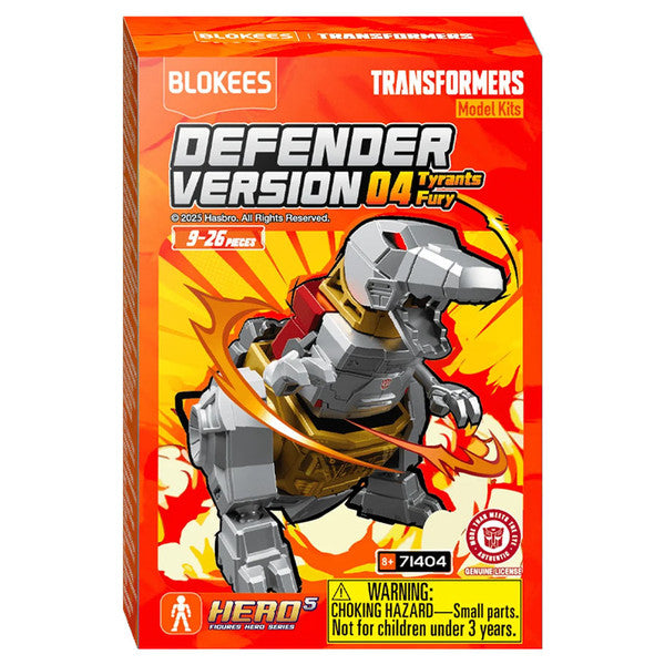 Blokees Transformers Defender Wave 4 Tyrants Fury Mini Model Kit Case of 12