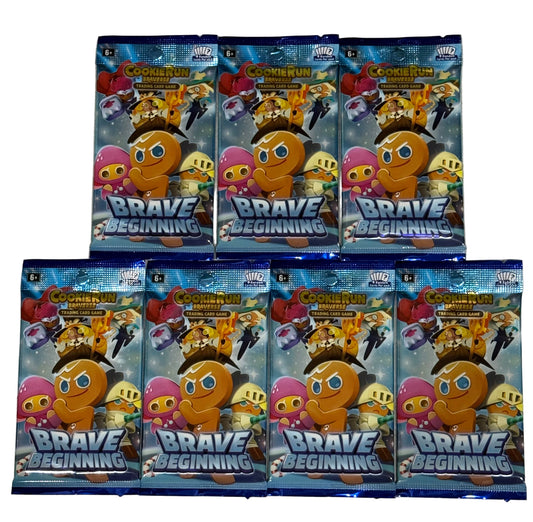CookieRun TCG: Brave Beginning Booster Packs (English) – Lot of 7 Packs