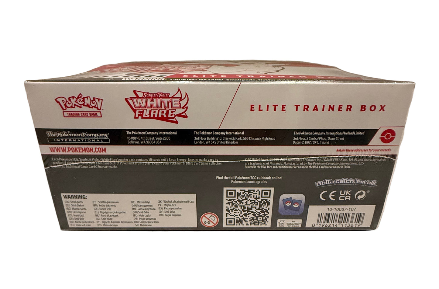 Pokemon TCG: Scarlet & Violet - WHITE FLARE Elite Trainer Box