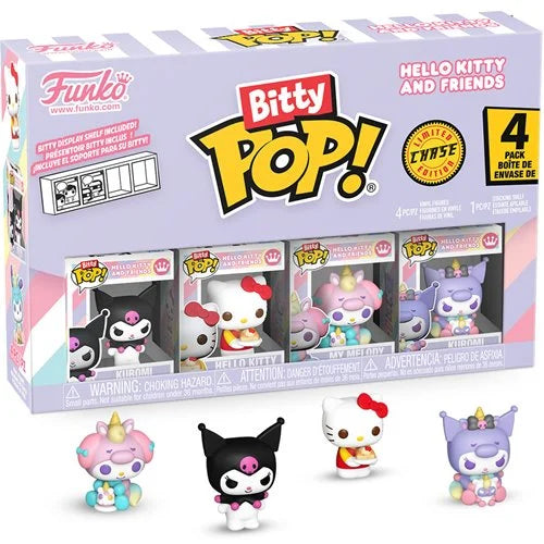 Sanrio Hello Kitty and Friends Kuromi Funko Bitty Pop! Mini-Figure 4-Pack With Kuromi 1/6