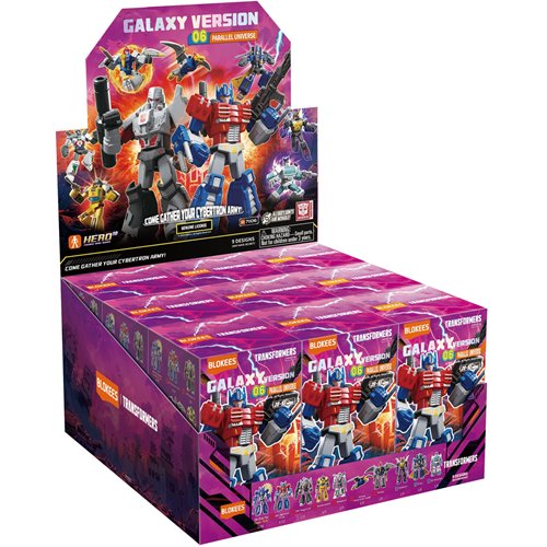 Full Case of 9 Transformers Galaxy GV06 Blokees 4-Inch Blind Box Model Kit