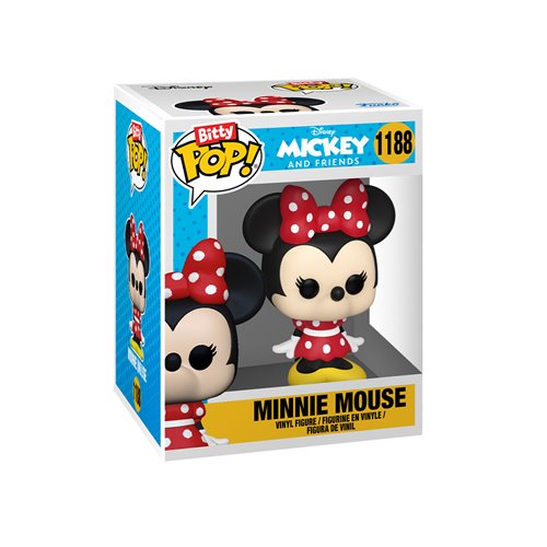 Disney Mickey Mouse and Minnie Mouse Funko Bitty Pop! Mini-Figure 2-Pack