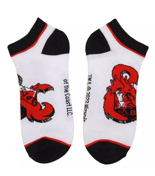 Dungeons & Dragons Icon Ankle Sock 5-Pack, Fits Shoes Sizes 5-10