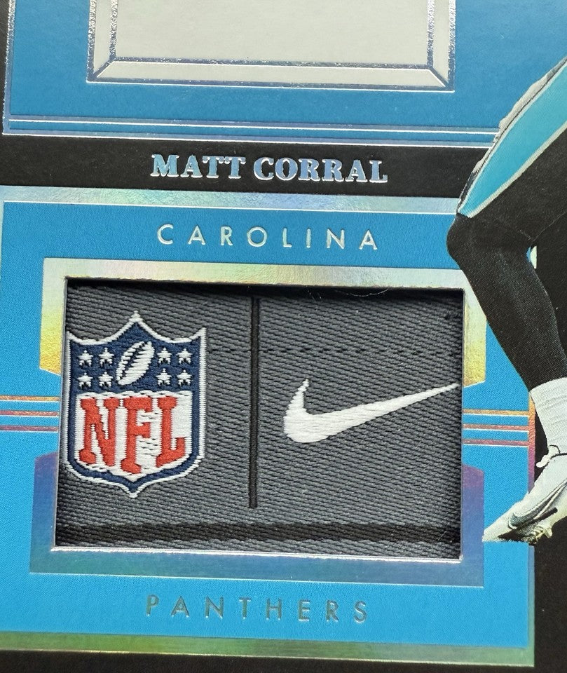 2022 Panini Encased Football Future Wave RC Nike Patch # FWM-3 Matt Coral 1 of 1