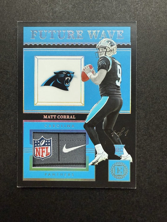 2022 Panini Encased Football Future Wave RC Nike Patch # FWM-3 Matt Coral 1 of 1