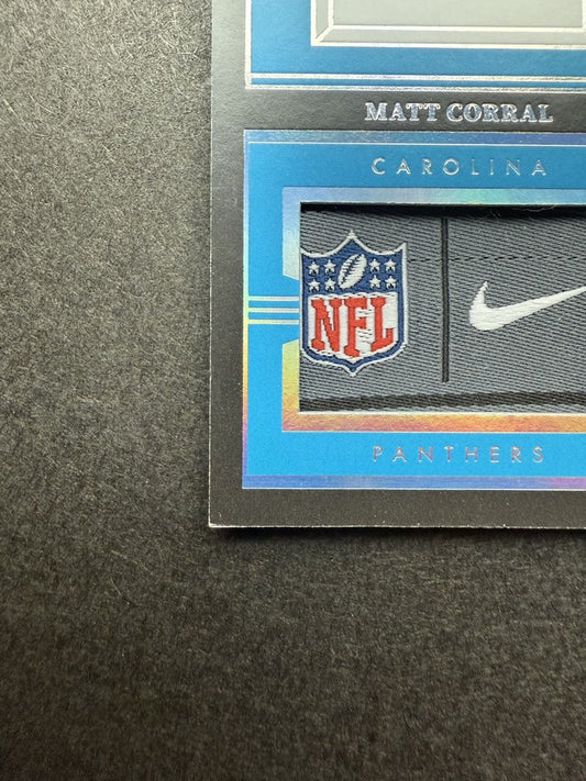 2022 Panini Encased Football Future Wave RC Nike Patch # FWM-3 Matt Coral 1 of 1