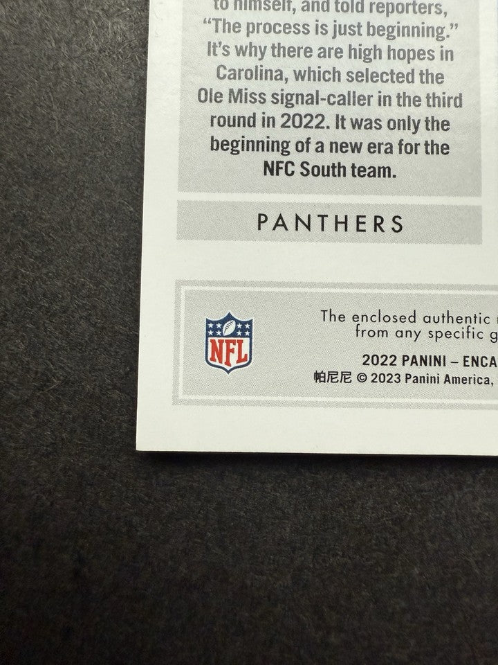 2022 Panini Encased Football Future Wave RC Nike Patch # FWM-3 Matt Coral 1 of 1