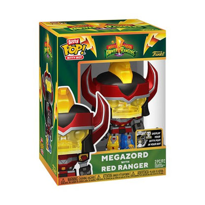 Mighty Morphin Power Rangers Megazord with Red Ranger Funko Bitty Pop! Bitty Bot Vinyl Figure