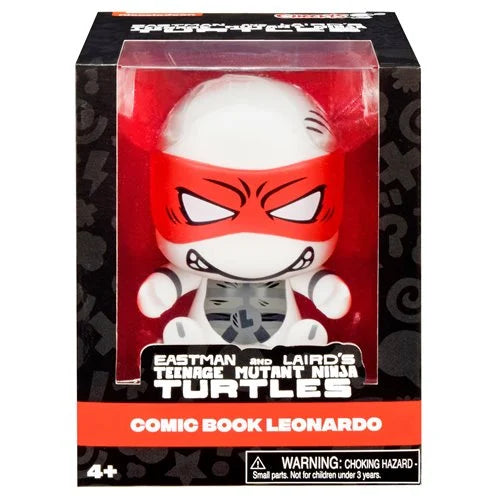 TMNT Cheekys Vinyl Figures – Playmates B&W w/ Red Accents - Set of 4