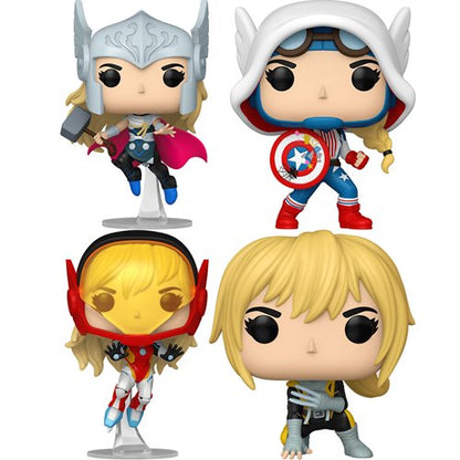 Funko Pop Spider-Gwen Gwenverse - Case of 6 - Iron Gwen, Wolver-Gwen, Thorgwen, and Cap-Gwen
