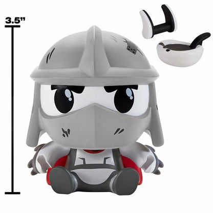 TMNT Cheekys Vinyl Figures – Playmates B&W w/ Red Accents - Set of 4