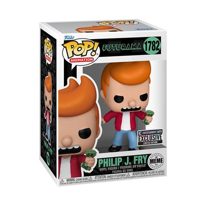 Futurama Philip J. Fry Meme Funko Pop! #1782 EE Exclusive Limited Edition Vinyl Figure