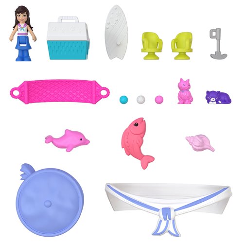 Polly Pocket Set Sail Kitty Compact Playset