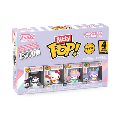 Sanrio Hello Kitty and Friends Kuromi Funko Bitty Pop! Mini-Figure 4-Pack With Kuromi 1/6