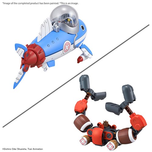 One Piece Chopper Submarine Robot 3 and Chopper Crane Robot 5 Model Kit