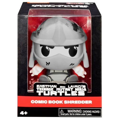 TMNT Cheekys Vinyl Figures – Playmates B&W w/ Red Accents - Set of 4