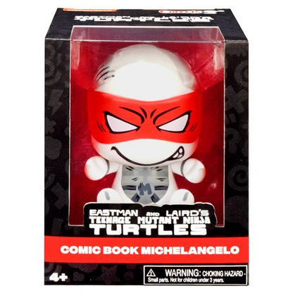 TMNT Cheekys Vinyl Figures – Playmates B&W w/ Red Accents - Set of 4
