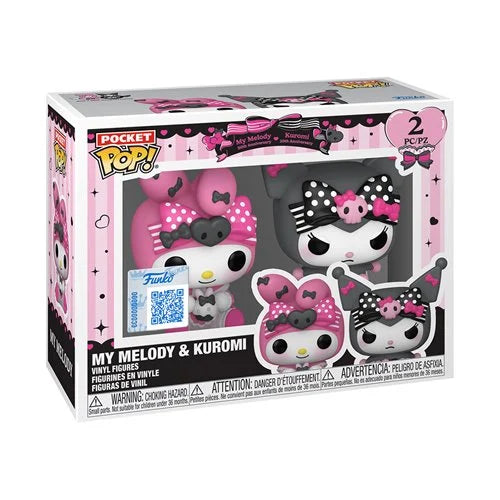Sanrio My Melody 50th and Kuromi 20th Anniversary Funko Pocket Pop! Key Chain 2-Pack - Specialty Series