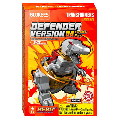 Blokees Transformers Defender Wave 4 Tyrants Fury Mini Model Kit Case of 12
