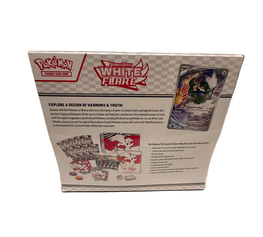 Pokemon TCG: Scarlet & Violet - WHITE FLARE Elite Trainer Box