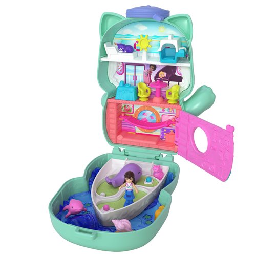 Polly Pocket Set Sail Kitty Compact Playset