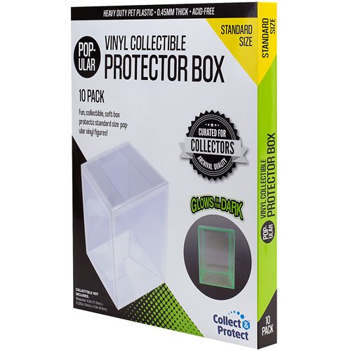 Entertainment Earth Vinyl Collectible Glow-in-the-Dark Soft Collapsible Protector Box 10-Pack