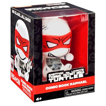 TMNT Cheekys Vinyl Figures – Playmates B&W w/ Red Accents - Set of 4