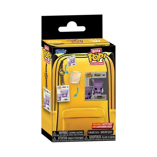 FUNKO Bitty POP! Wearables: Keychain 4-Pack, with one Boba Bitty POP!