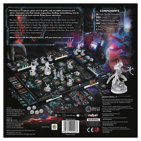 Nemesis Board Game – Survival Horror in Space (Asmodee)