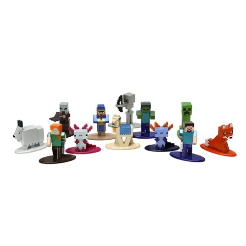 Minecraft Nano MetalFigs Die-Cast Metal Mini-Figure Case of 24