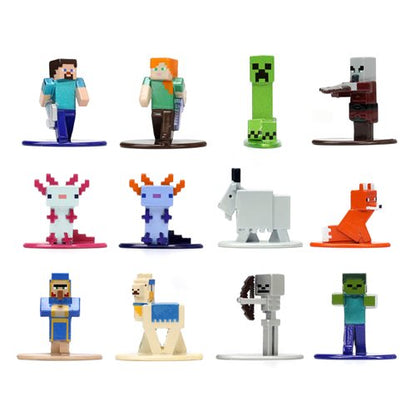 Minecraft Nano MetalFigs Die-Cast Metal Mini-Figure Case of 24