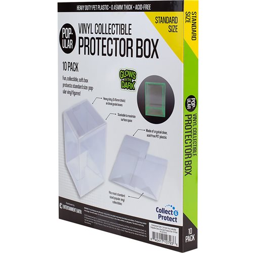 Entertainment Earth Vinyl Collectible Glow-in-the-Dark Soft Collapsible Protector Box 10-Pack
