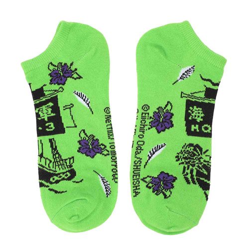 One Piece Icons Ankle Sock 5-Pack Fits Shoe Sizes 5-10