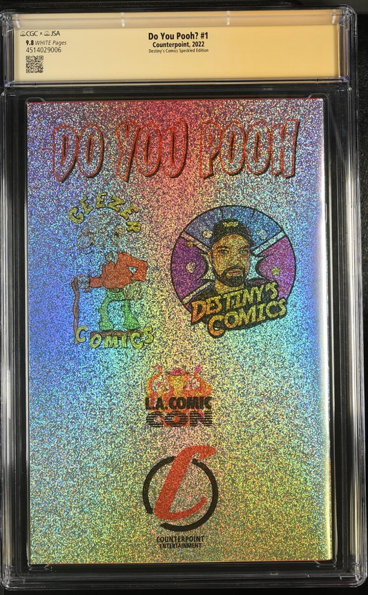 Do you Pooh? #1 Counterpoint, 2022 CGC 9.8 VIRGIN FOIL VARIANT SIGNED by Marat Mychaels