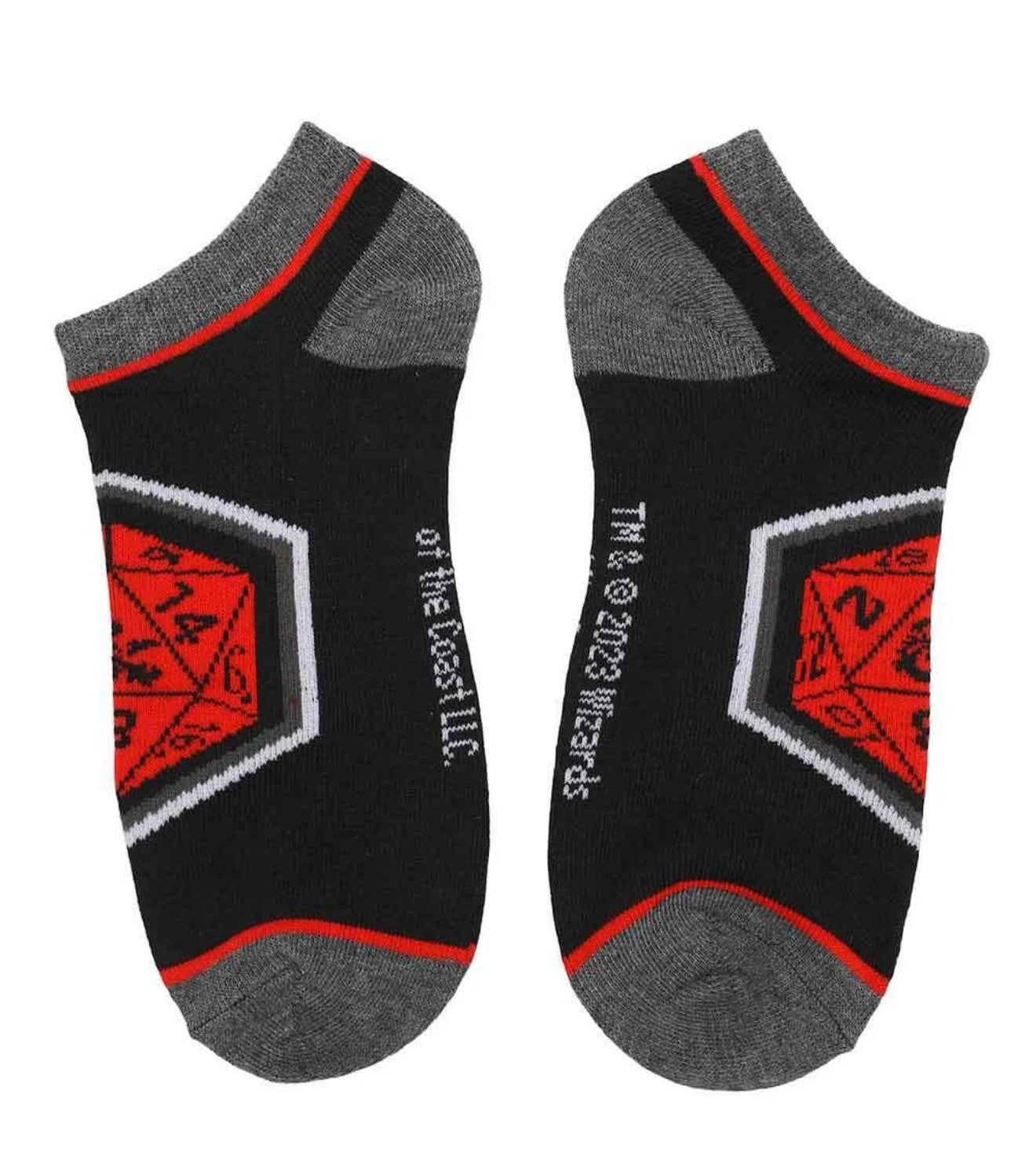 Dungeons & Dragons Icon Ankle Sock 5-Pack, Fits Shoes Sizes 5-10