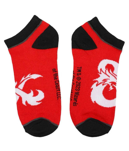 Dungeons & Dragons Icon Ankle Sock 5-Pack, Fits Shoes Sizes 5-10