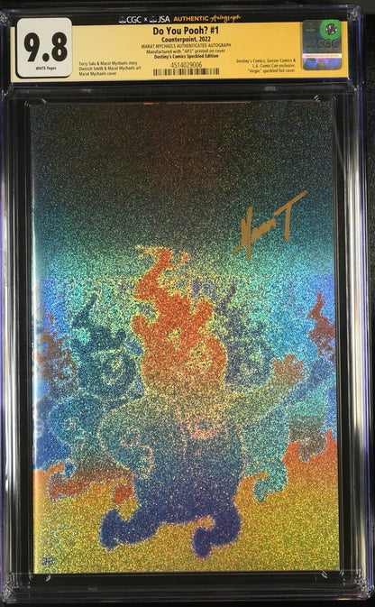 Do you Pooh? #1 Counterpoint, 2022 CGC 9.8 VIRGIN FOIL VARIANT SIGNED by Marat Mychaels